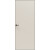 Дверь межкомнатная Порта Invisible 4AB ПЭТ, Shellac Cream, глухая, скрытая, кромка алюминиевая черная матовая, каркасно-щитовая