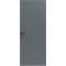 Дверь межкомнатная Порта Invisible Reverse 4A ПЭТ, правое открывание, Shellac Graphite, глухая, скрытая, кромка алюминиевая матовый хром, каркасно-щитовая