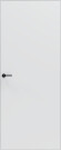 Дверь межкомнатная Порта Invisible Reverse 4A ПЭТ, правое открывание, Shellac White, глухая, скрытая, кромка алюминиевая матовый хром, каркасно-щитовая