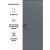 Дверь межкомнатная Порта Invisible Reverse 4AB ПЭТ, правое открывание, Shellac Graphite, глухая, скрытая, кромка алюминиевая черная матовая, каркасно-щитовая