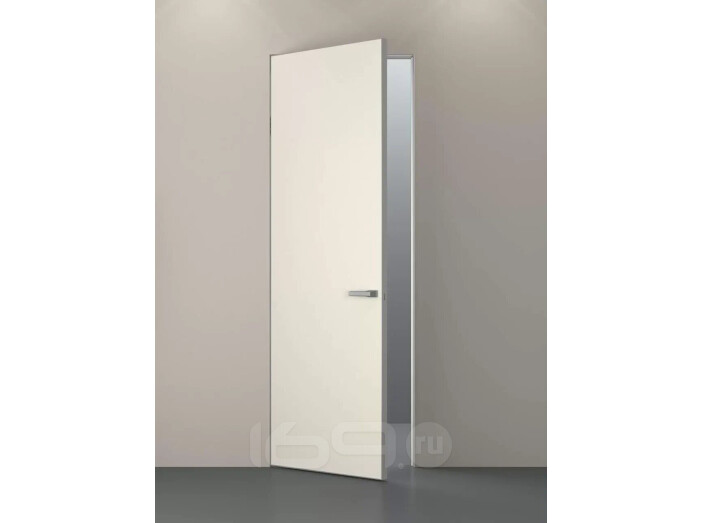 ДПГ Порта Invisible 4A Праймер White 210*80 Левая, кромка-матовый хром