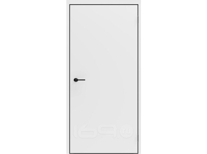 ДПГ Порта Invisible Reverse 4AB Праймер White 220*80 Левая, кромка-черная матовая