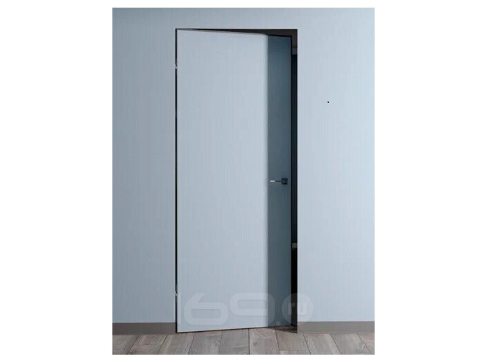 ДПГ Порта Invisible Reverse 4AB Праймер White 200*80 (R), кромка-черная матовая, (AGB)