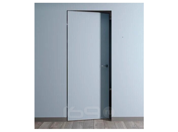 ДПГ Порта Invisible Reverse 4AB Праймер White 200*60 универсальное открывание, кромка-черная матовая