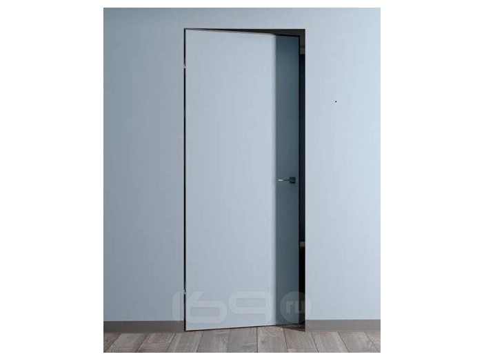 ДПГ Порта Invisible Reverse 4AB Праймер White 200*70 универсальное открывание, кромка-черная матовая