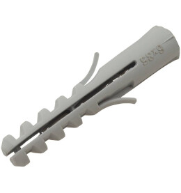 Дюбель распорный с усами Серый