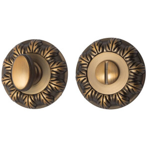 Дверной фиксатор «Bravo A/Z-3WC» Античная МатБронза