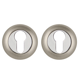 Накладка под цилиндр ET.R.ZR54 (ET ZR) SN/CP-3 матовый никель/хром