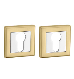 Накладка под цилиндр «ET QL SG/CP-4» МатЗолото/Золото