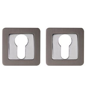 Накладка под цилиндр ET.K.QR52 (ET QR) GR/CP-23 графит/хром