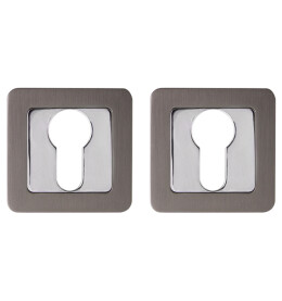 Накладка под цилиндр ET.K.QR52 (ET QR) GR/CP-23 графит/хром