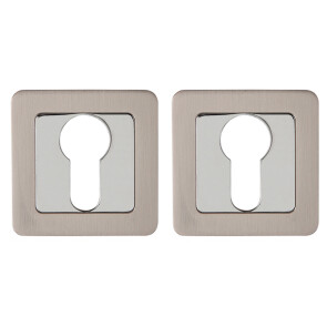 Накладка под цилиндр ET.K.QR52 (ET QR) SN/CP-3 матовый никель/хром