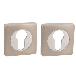 Накладка под цилиндр ET.K.ZQ51 (ET ZQ) SN/CP-3 матовый никель/хром