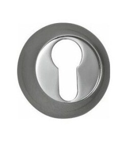 Накладка цилиндровая на круглой розетке Vantage ETD Матовый никель