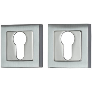 Накладка под цилиндр «Bravo A/Z-2CL»  МатХром