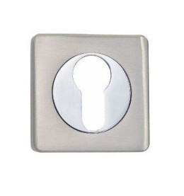 Накладка цилиндровая на квадратной розетке Vantage ET02D Матовый никель