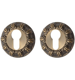 Накладка цилиндровая «Bravo A/Z-3CL» Античная МатБронза