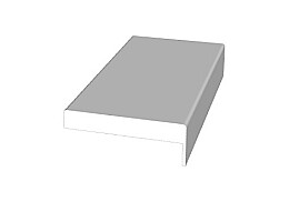 Наличник Т "ПВХ"16х120x2800 мм, Белоснежно матовый