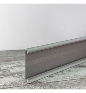 Плинтус алюминиевый под ковролин approf алюминий серебро 60x13