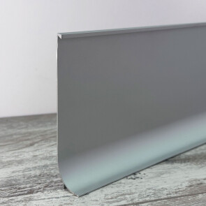 Плинтус алюминиевый под ковролин approf алюминий серебро 100x23