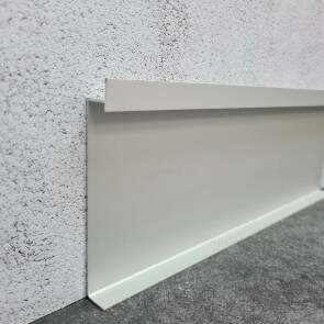 Плинтус алюминиевый под гипсокартон и штукатурку approf алюминий серебро 100x13.5