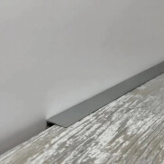 Плинтус approf алюминий серебро 65x16.2