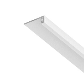 Плинтус approf алюминий белый 62x18