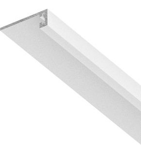 Плинтус approf алюминий белый 62x18