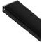 Плинтус approf алюминий черный 62x18
