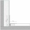 Микроплинтус L образный approf алюминий белый 252x17