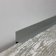 Микроплинтус L образный approf алюминий серебро 258x15.2