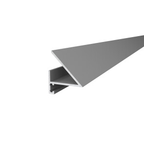 Плинтус approf алюминий серебро 239x20