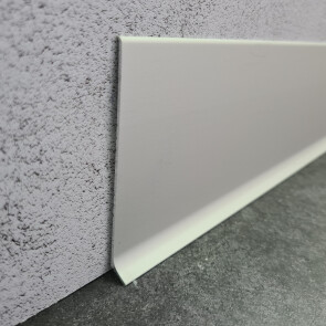 Микроплинтус L образный approf алюминий серебро 100x10