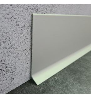 Микроплинтус L образный approf алюминий серебро 100x15
