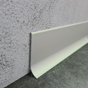 Микроплинтус L образный approf алюминий серебро 40x18