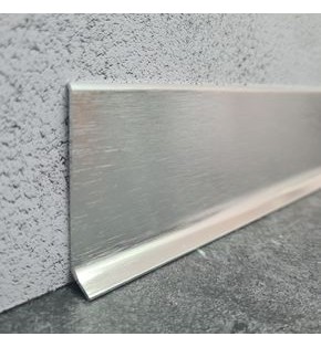 Микроплинтус L образный approf алюминий сатин 60x10