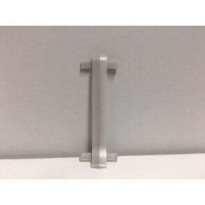 Соединитель к плинтусу approf ПВХ серебро 60x11