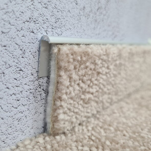 Плинтус алюминиевый под ковролин approf алюминий серебро 6x22