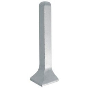 Угол внешний к плинтусу approf металл серебро 40x10