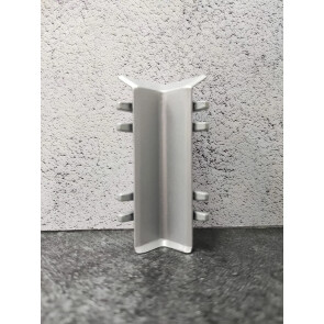 Угол внутренний к плинтусу approf металл серый 100x10