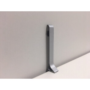 Заглушка к плинтусу approf ПВХ серебро 100x15