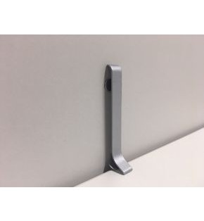 Заглушка к плинтусу approf ПВХ серебро 80x10