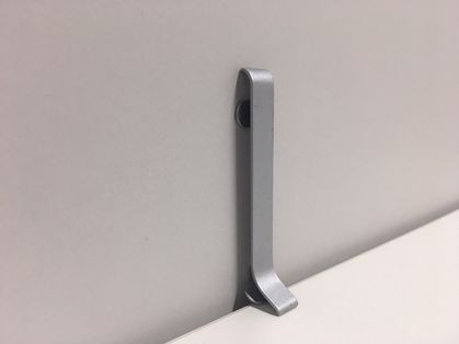 Заглушка к плинтусу approf ПВХ серебро 80x10
