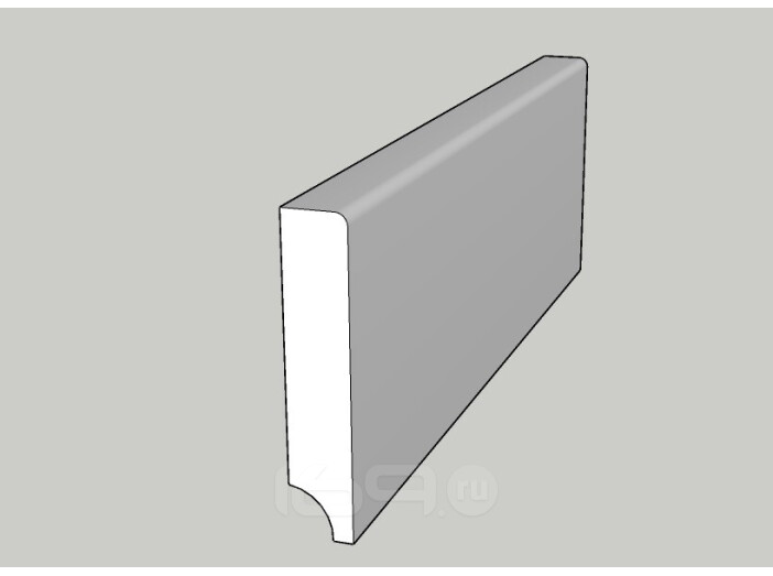 Плинтус Шелл Грей Тип 2 10х80x2070 мм,