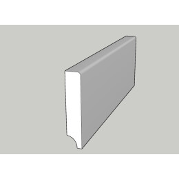 Плинтус Шелл грей 2070*80*10 мм