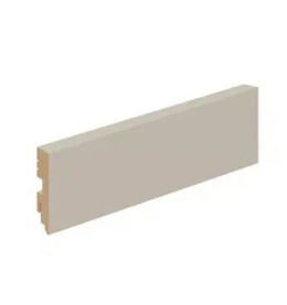 Плинтус Shellac Cream Бежевый 2400*80*16 мм