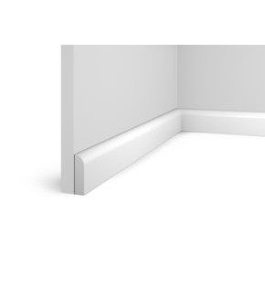 Плинтус HI WOOD полистирол белый 55x15
