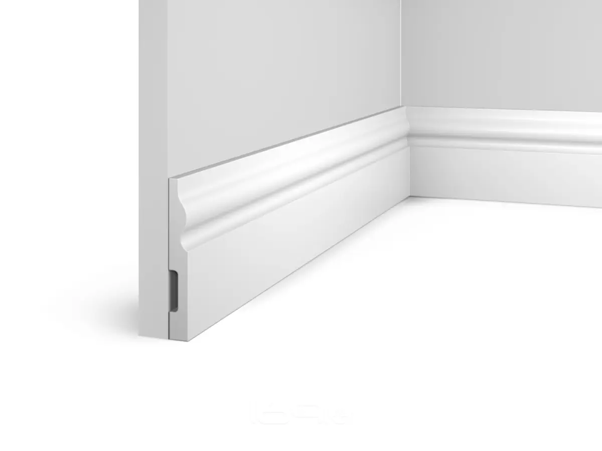 Плинтус напольный HI WOOD Полистирол Тип-B100 2000х98х13