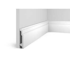 Плинтус HI WOOD полистирол белый 103x22