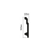 tumb 2 - Плинтус напольный HI WOOD Полистирол Тип-B100V1 2000х103х22